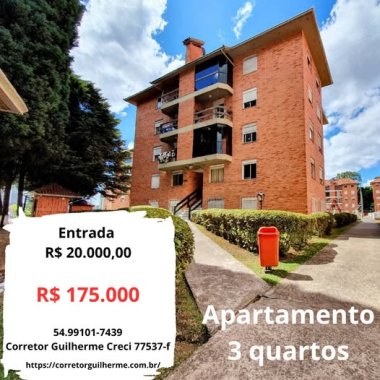 Apartamento 3 quartos para Venda no bairro Interlagos em Caxias do Sul